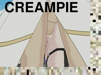 doggy-style, anal, creampie, anime, hentai, 3d