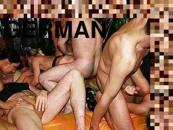 äußerste, orgie, partei, swingers, dilettant, anal-sex, immens-glied, junge, pornsterne, deutsch