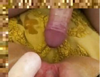 Cream pie in and throbbing pussy