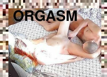 huge orgasm from vibrator