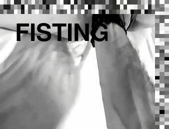 fisting, kæmpestor, fisse-pussy, sprøjte, bdsm, perverst, latex, bondage, våd