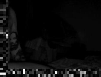 Night vision late night romp, bbw/white guy