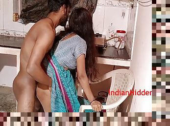 Desi Bhabhi Hot Sex In Kitchen While Cooking Hard Doggy Fuck