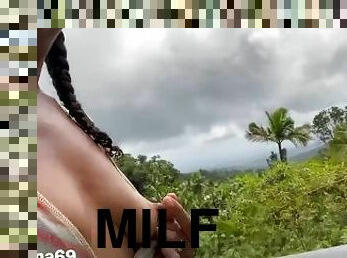 pantat, payudara-besar, amatir, antar-ras, jenis-pornografi-milf, latina, brazil, normal, seorang-diri, hutan