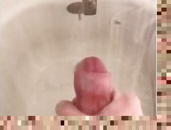 Nutting in the shower