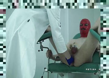 Mistress Performs Medical Exam And Two Hands Fisting