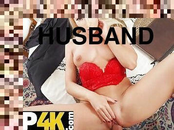 DEBT4k. Husband wont solve hot debtors problems still sex will do it