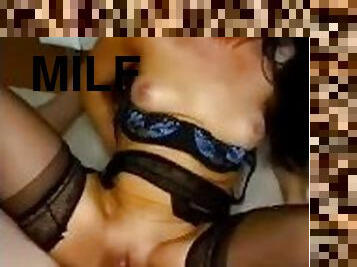 Hot milf sexy lingerie fucking teasing clip