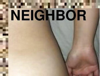 I give my neighbor a creampie for her 18 birthday