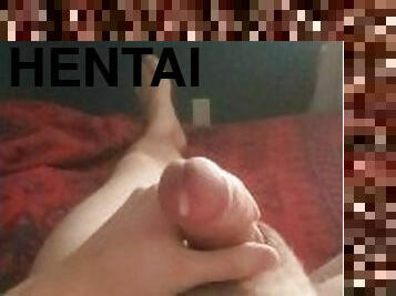 masturbation, smal, amatör, gigantisk-kuk, tonåring, gay, avrunkning, juckande, pov, sprut