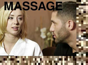 Haley Reed - Offers Him A Slidy Soapy Wet Massage With Her Tight Pussy