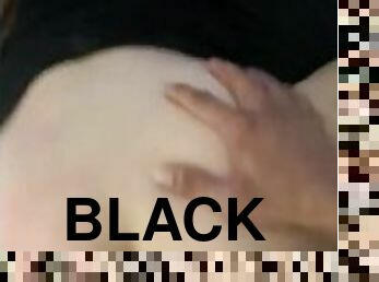 Snowbunny loves raw black cock