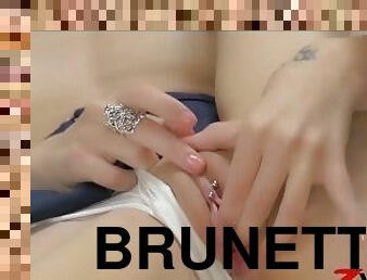 ZVIDZ - Seductive Brunette Teen Alex Nova Fingers Herself