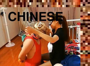 Chinese Scarf Bondage Femdom