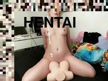 I watched hentai and got horny so I had to fuck my big titty sexdoll ?