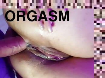 Shaking orgasm from getting my ass fucked and swallowing a HUGE load ass to mouth