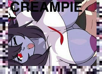 beule-schuss, creampie, anime, hentai, freund