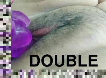 Double Penetration with Clit play