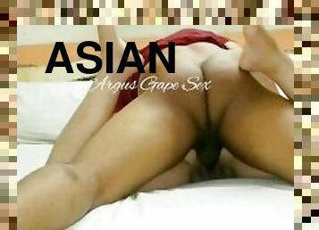 asiatisk, orgasm, fitta-pussy, milf, creampie, barnvakt, smutsig, sprut, syster, filipinsk