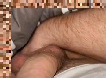 Straight guy masturbating and fingering ass