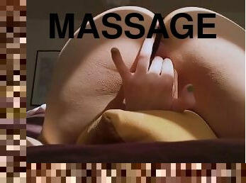 Home Girl Massages Her Pussy With A Pillow