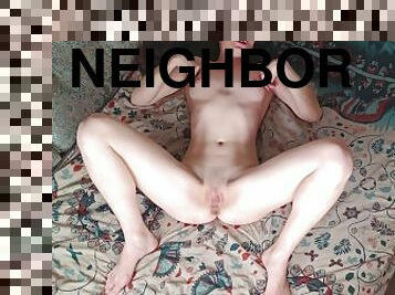 My neighbor's wife asks me to cum in her tight ass