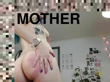 hårete, pussy, amatør, milf, mamma, undertøy, mor, fetisj, alene, spanking