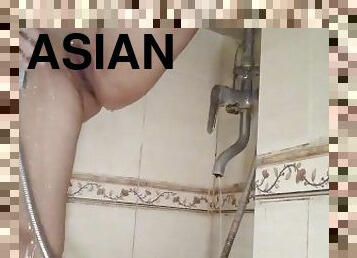 asiatisk, röv, bad, storatuttar, publik, fitta-pussy, amatör, brudar, milf, fingerknull