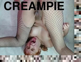 urinating my face, ends with a great anal creampie of my stepbrother