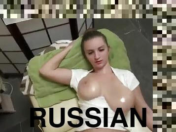 Russian massage with big boobs