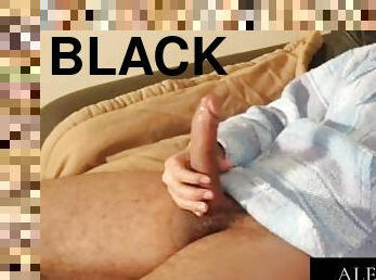 amateur, ejaculation-sur-le-corps, énorme-bite, interracial, gay, black, brésil, ejaculation, horny, solo