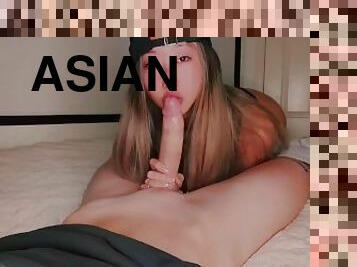 asiatisk, gigantisk, amatör, brudar, avsugning, gigantisk-kuk, tonåring, creampie, sprut, oral