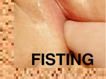 fisting, vāverīte, amatieris, māte, spēļmanta, bbw, pov, angļu, dildo