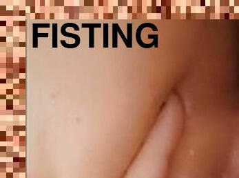 fisting, kvinnligt-sprut, amatör, anal, leksak, hardcore, bbw, fetisch, ensam, rövhål