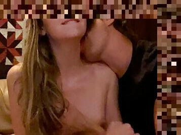 orgasme, pussy, skolejente, amatør, babes, stor-pikk, tenåring, handjob, par, høyskole