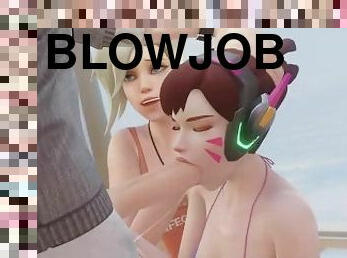 Dva Small Throath Blowjob with Mercy