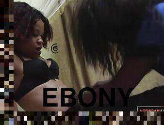 Ebony Lesbian In Cop Clothes Licks Wet Suspect Pussy