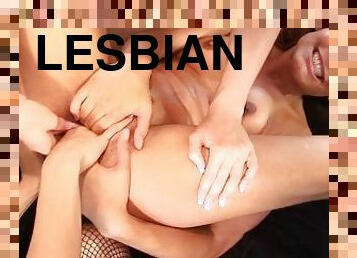 Wild Lesbian Sluts Eats And Licks Their Pussies