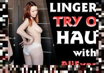 SPICY LINGERIE TRY ON HAUL with ALIEXPRESS NUDE VERSION