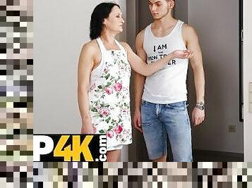 pas, mama-i-dečko, star, pička-pussy, rusi, odrasli, pušenje, bakica, igračke, dildo