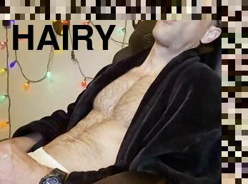 Hot Daddy Squirts in his Robe