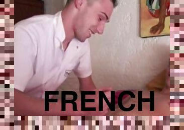 the french twink JIMLY FIX fucked byt he sexy blond top Kameron FROST