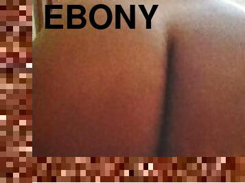 Big Ass Ebony riding dick while room service waits outside