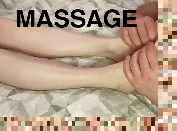 dilettant, babe, beule-schuss, junge, massage, füße, geile, fantasie, fetisch