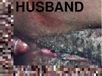 husband can’t beat her pussy up so she call me