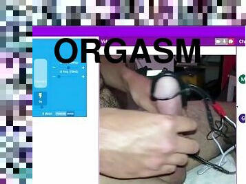 masturbation, orgasm, gigantisk-kuk, leksak, sprut, italiensk, ensam, rökning, kuk