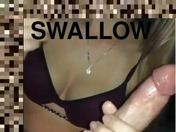 She Tries To Swallow