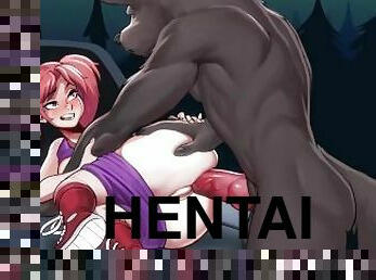 anal-sex, babe, junge, rothaarige, anime, hentai, 3d, petite, freund, raue