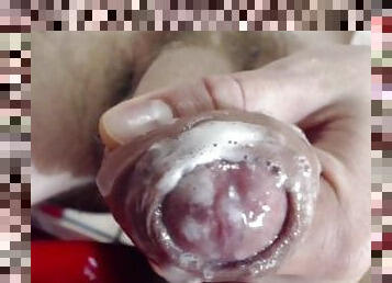 hårete, svær, amatør, cumshot, homofil, handjob, dobbel, cum, webkamera, sperm