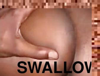 Creamy backshots & cum swallow